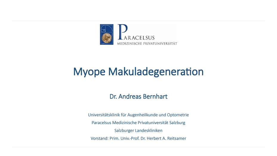 Myope Makuladegeneration