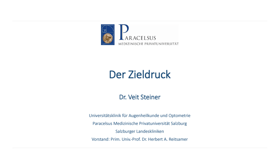 Der Zieldruck